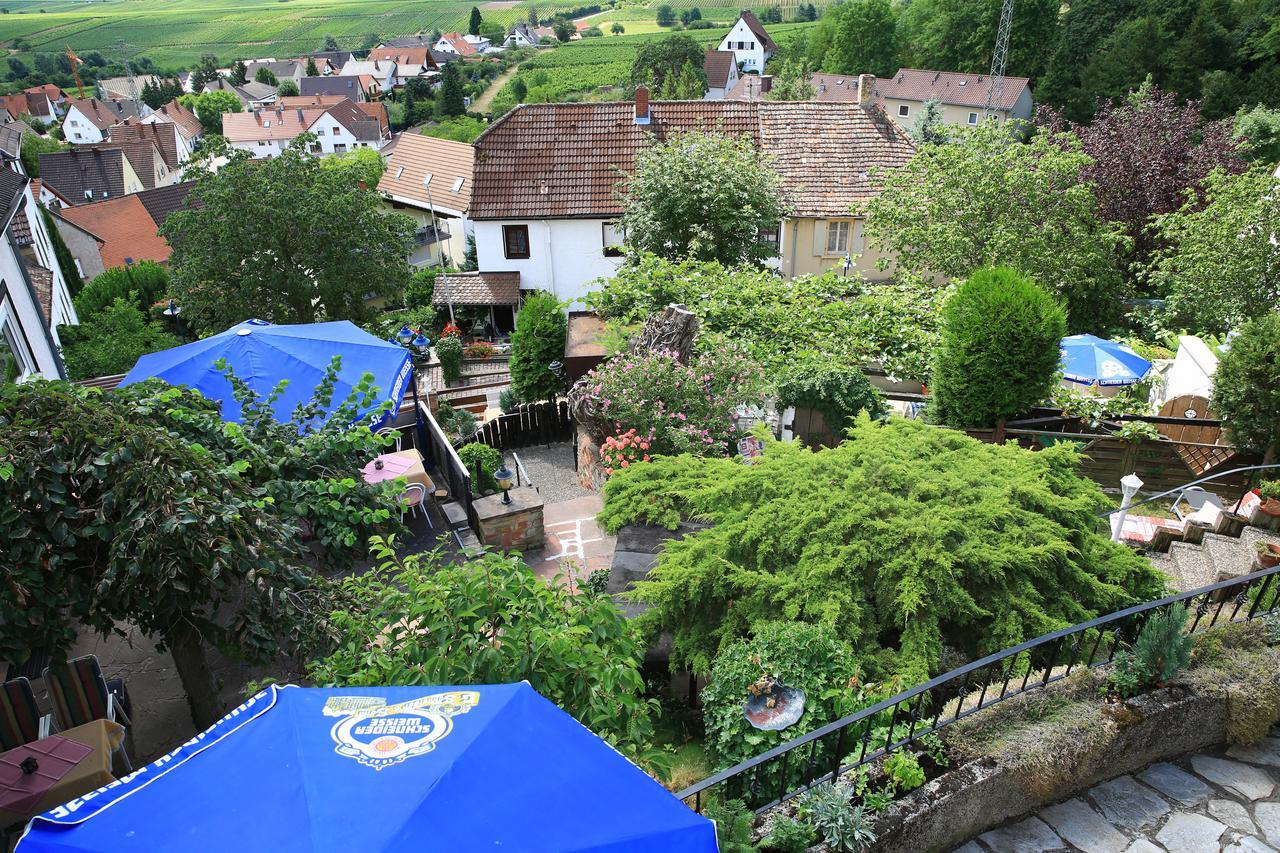 Hotel Pension Weinberg mit Landhaus Nizza Gleisweiler Exterior foto